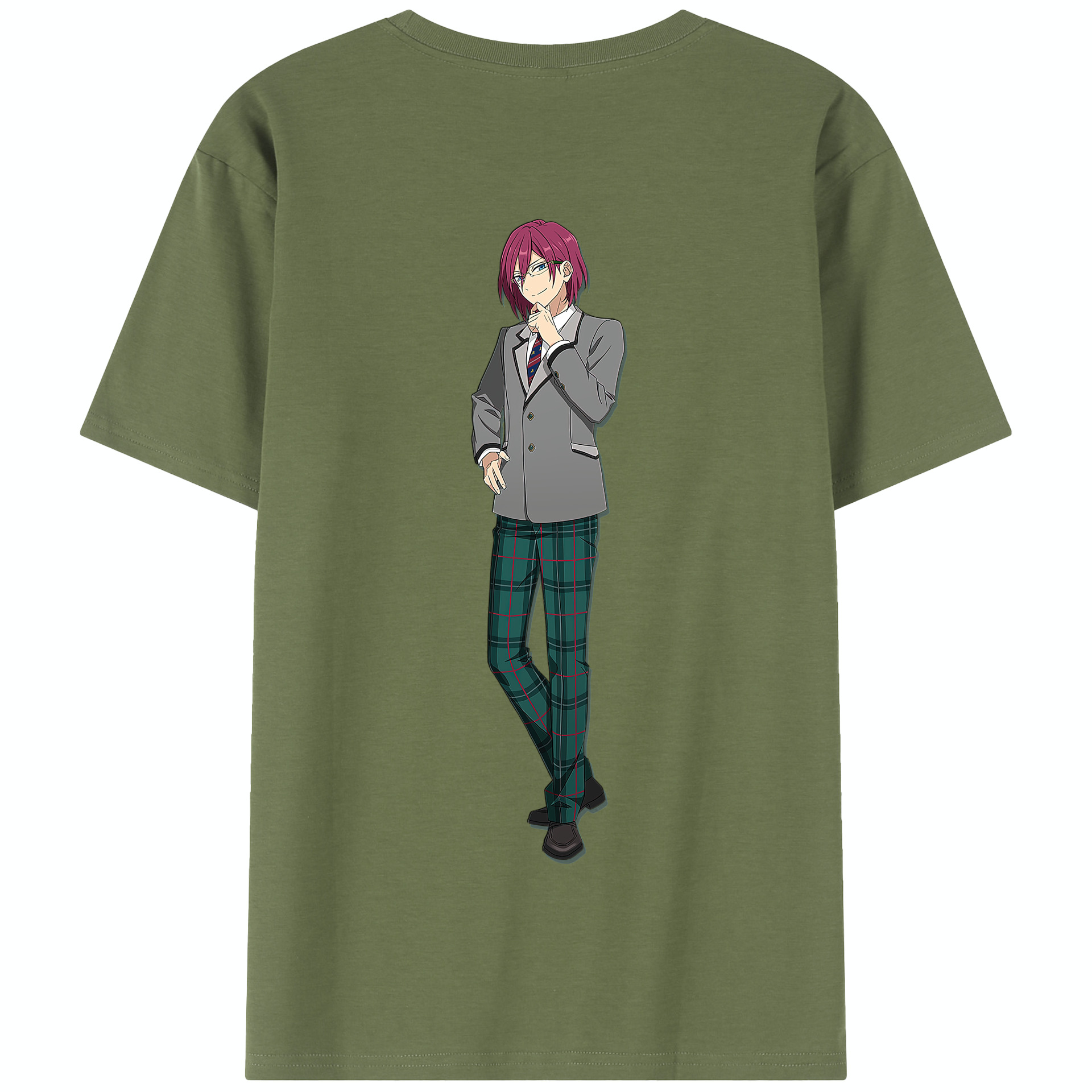 （画像用） あんさんぶるスターズ! Ensemble Stars 綿100％半袖Tシャツ（背面プリント）
